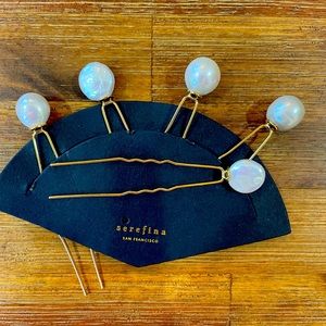 Anthropologie bridal hair pins
